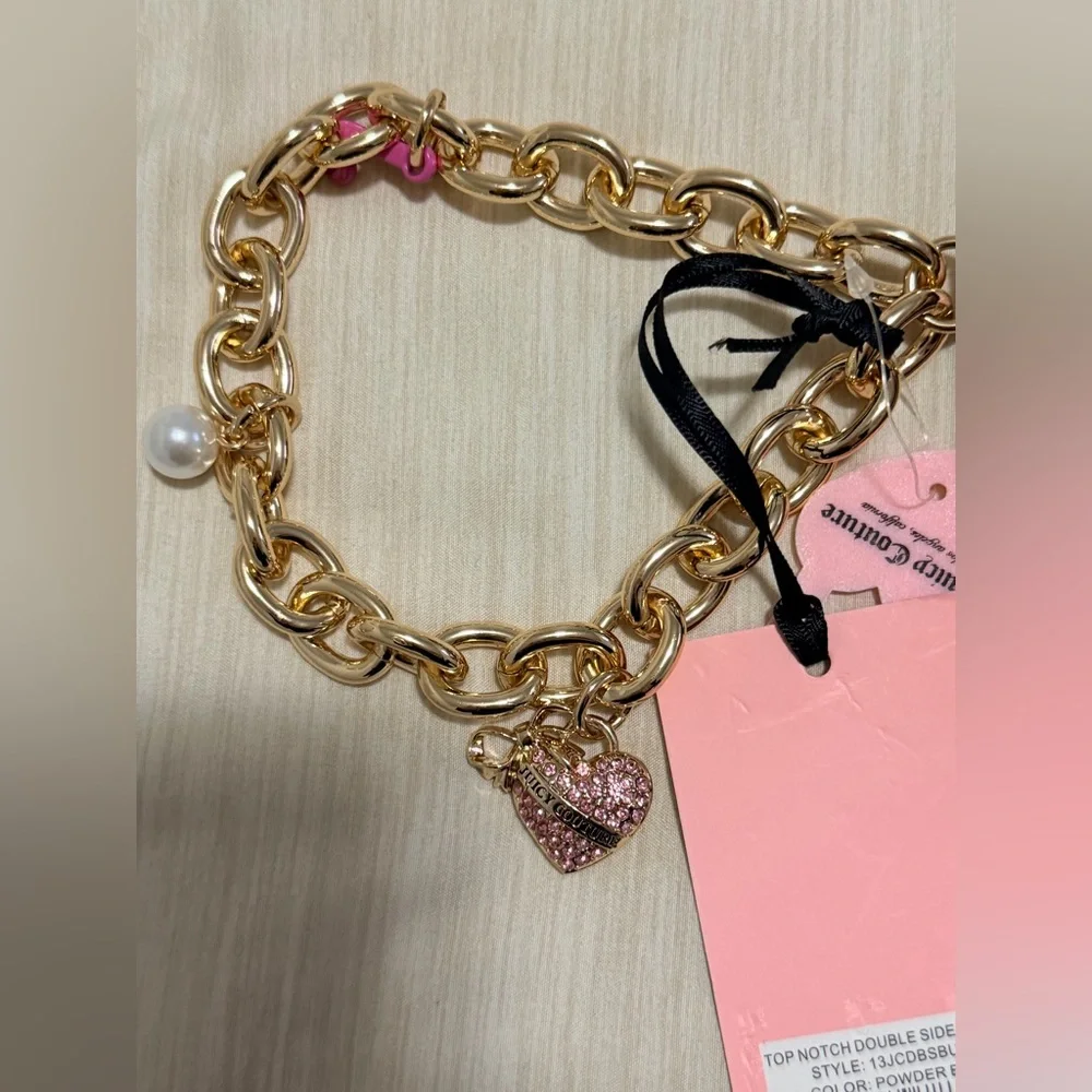 Juicy Couture Top Notch Double Sided Trifold Wallet - Picture 8 of 11